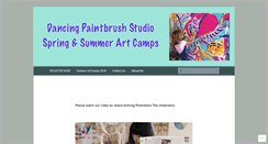 Desktop Screenshot of dancingpaintbrushstudio.com